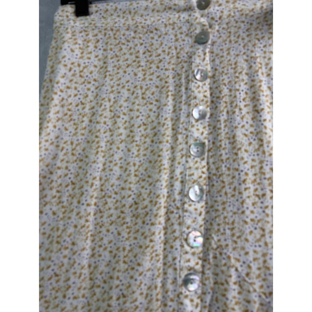 Little Lies Boho Cottagecore Floral High Low Midi Skirt - Size XS - Picture 7 of 10